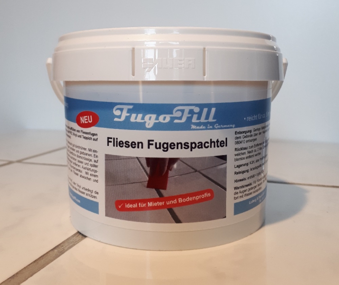 FugoFill 2,5 kg "entfernbarer Fliesen Fugenspachtel" grau